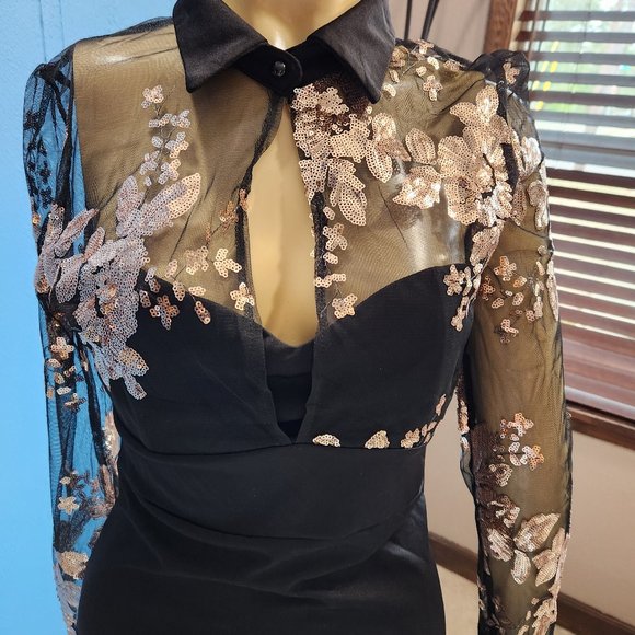 Nwt Womens Little Black Dress Small - Picture 2 of 6